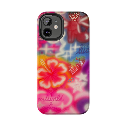 "luck and luv" airbrush iPhone case