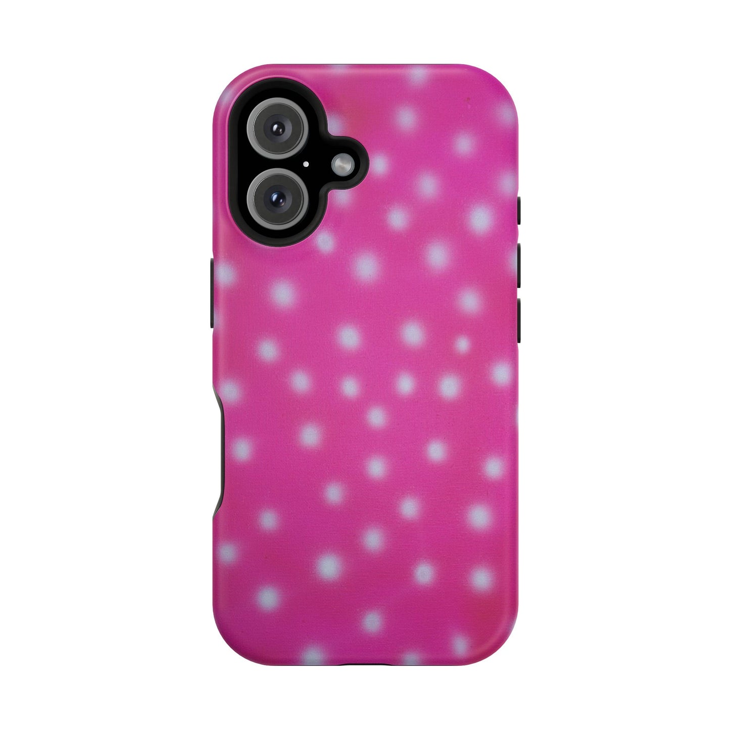 MagSafe "bubblegum polka dot" airbrush iPhone case