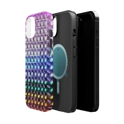 MagSafe "multicolor studs" airbrush iPhone case