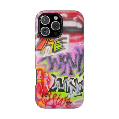 MagSafe "wynwood gold" airbrush iPhone case