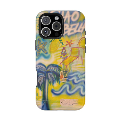MagSafe "ciao bella" airbrush iPhone case
