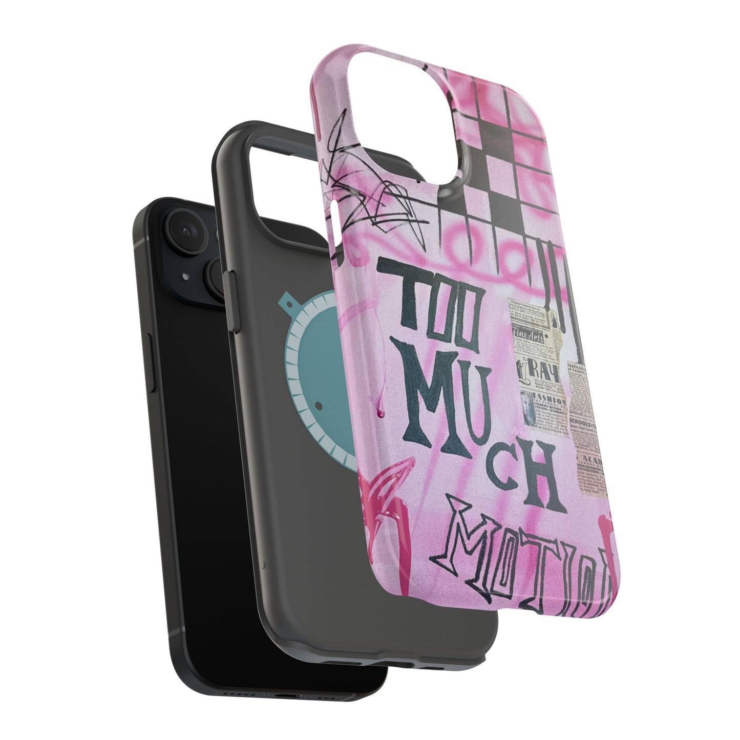 MagSafe "too much motion" airbrush iPhone case