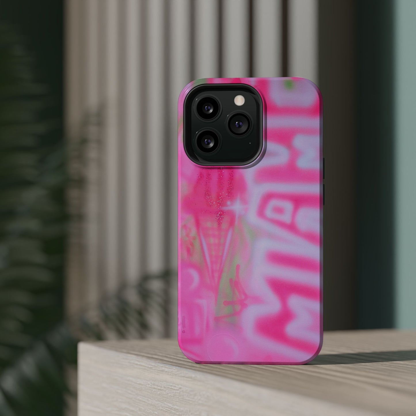 MagSafe "sunset sorbet" airbrush iPhone case