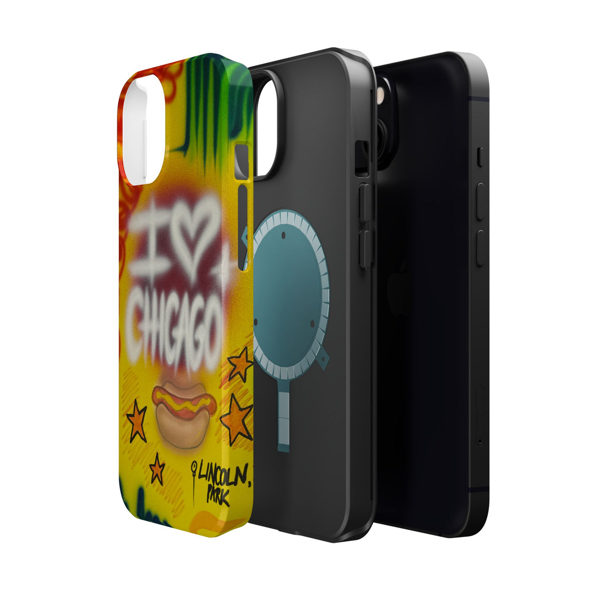 MagSafe "chicago" airbrush iPhone case