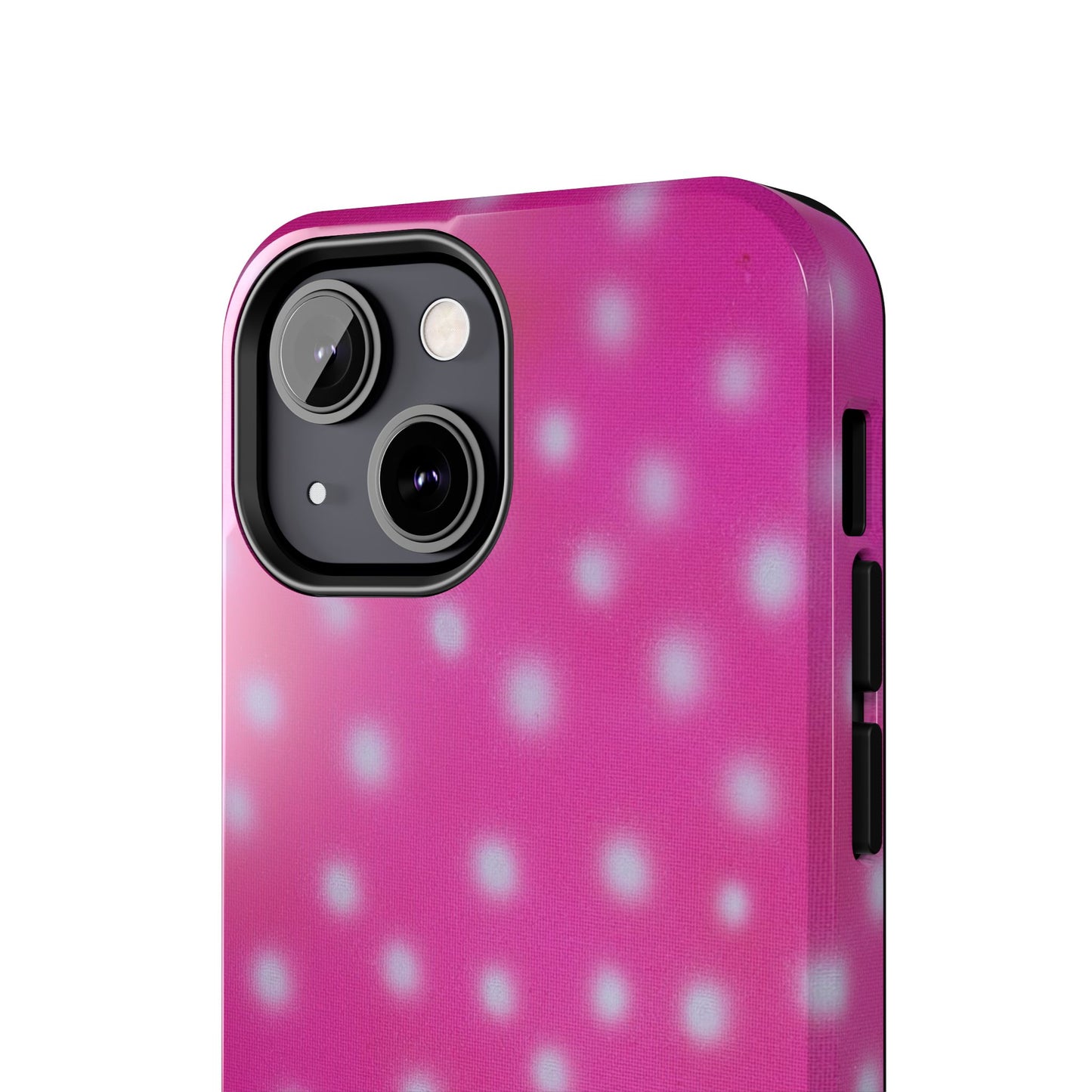 "bubblegum polka dot" airbrush iPhone case