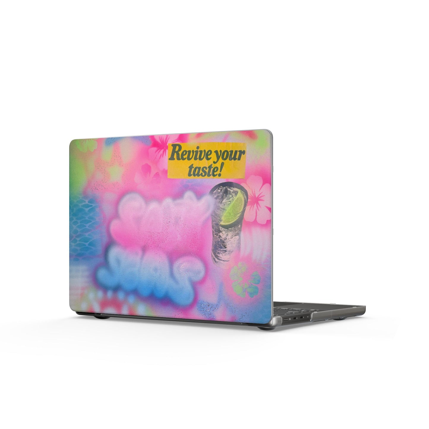 "salty seas" airbrush matte macbook case