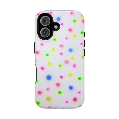 MagSafe "birthday cake polka dot" airbrush iPhone case