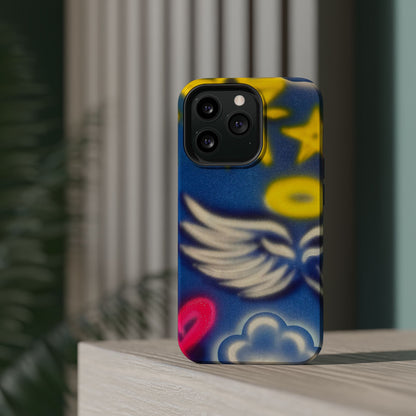 MagSafe "celestial halo" airbrush iPhone case