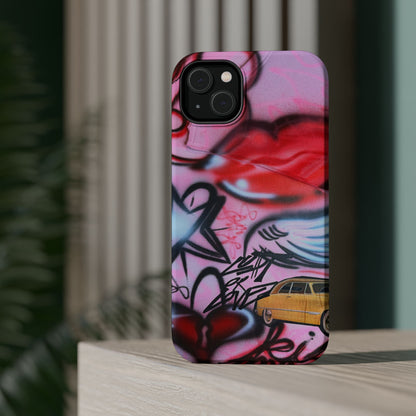 MagSafe "lust or love" airbrush iPhone case