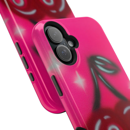 MagSafe "cherry 8ball" airbrush iPhone case