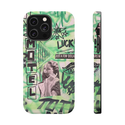 MagSafe "lust over luck" airbrush iPhone case