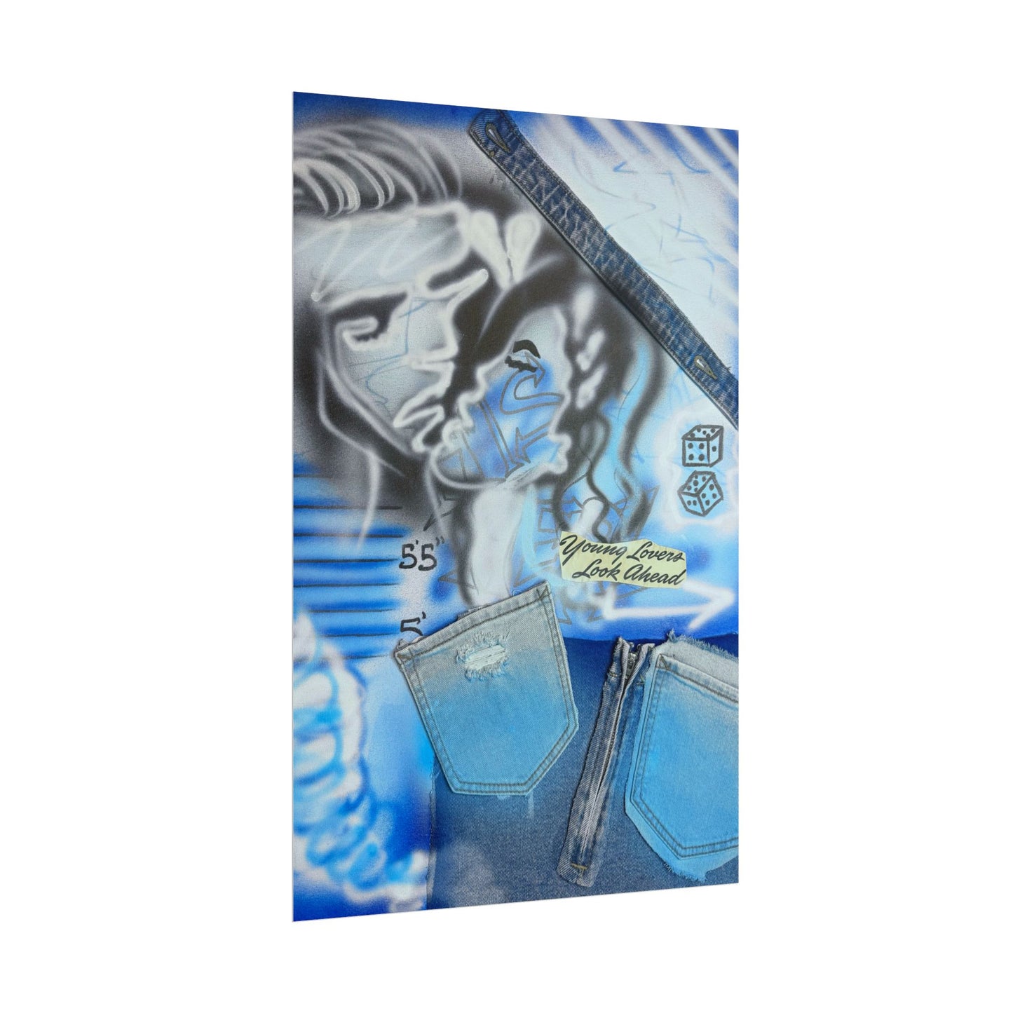 early access airbrush rolled print