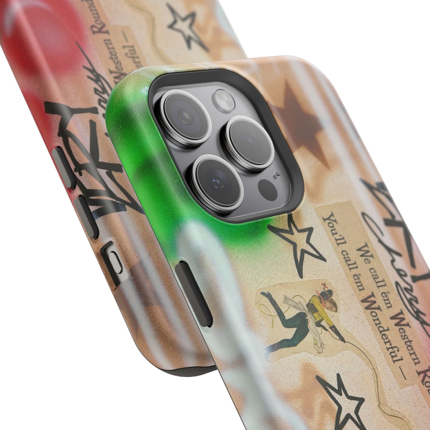 MagSafe "very cherry" airbrush iPhone case