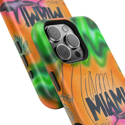 MagSafe "miami, fl" Airbrush iPhone Hülle