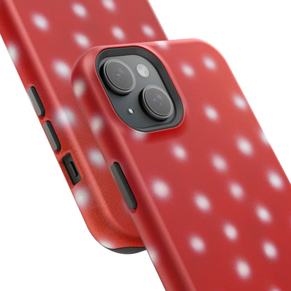 MagSafe "cherry crush polka dot" airbrush iPhone case