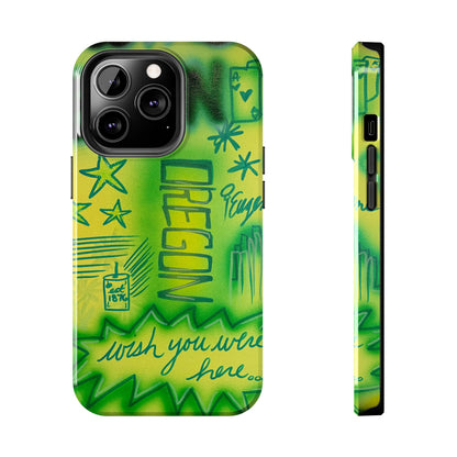 "oregon" airbrush iPhone case
