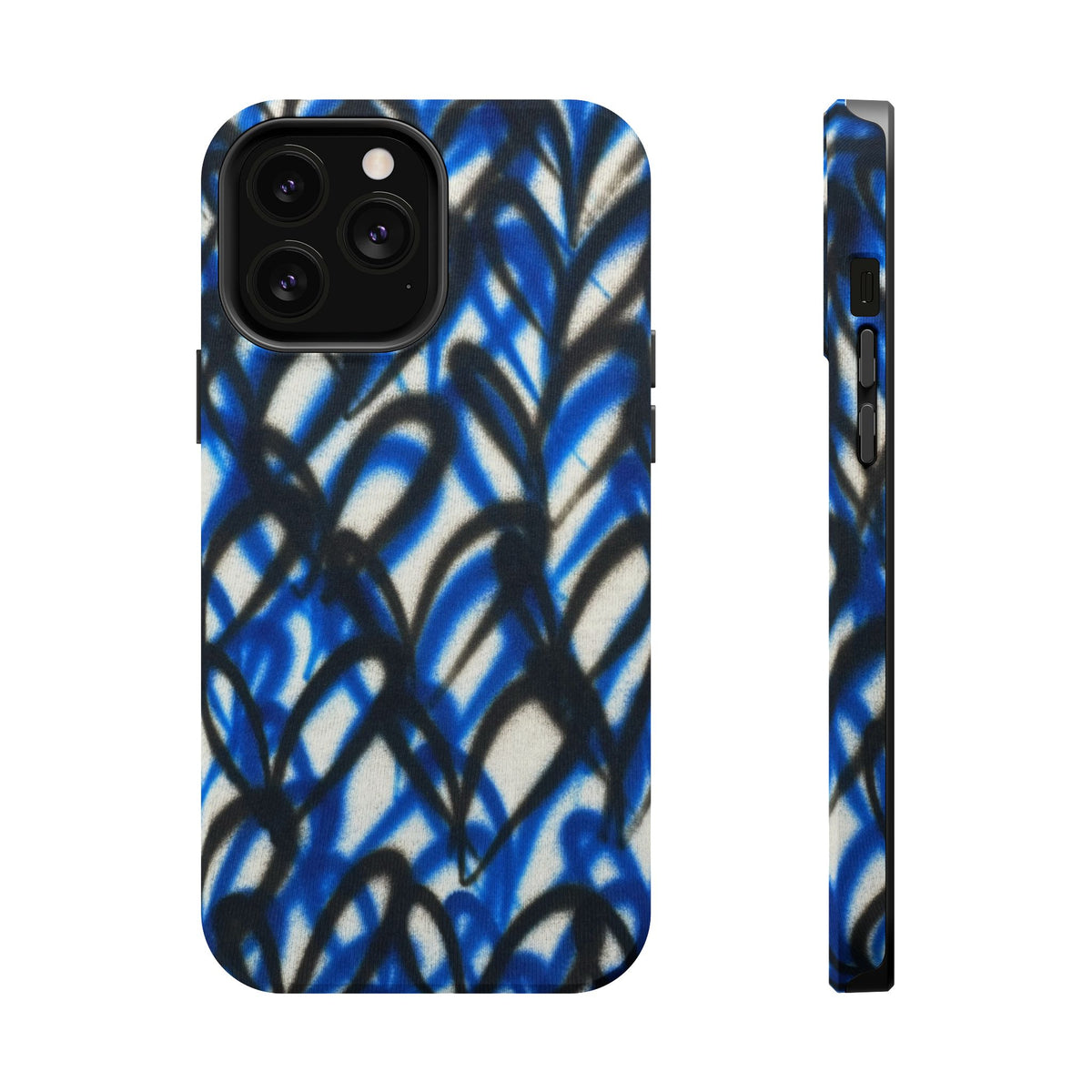 MagSafe "abstract hearts" airbrush iPhone case