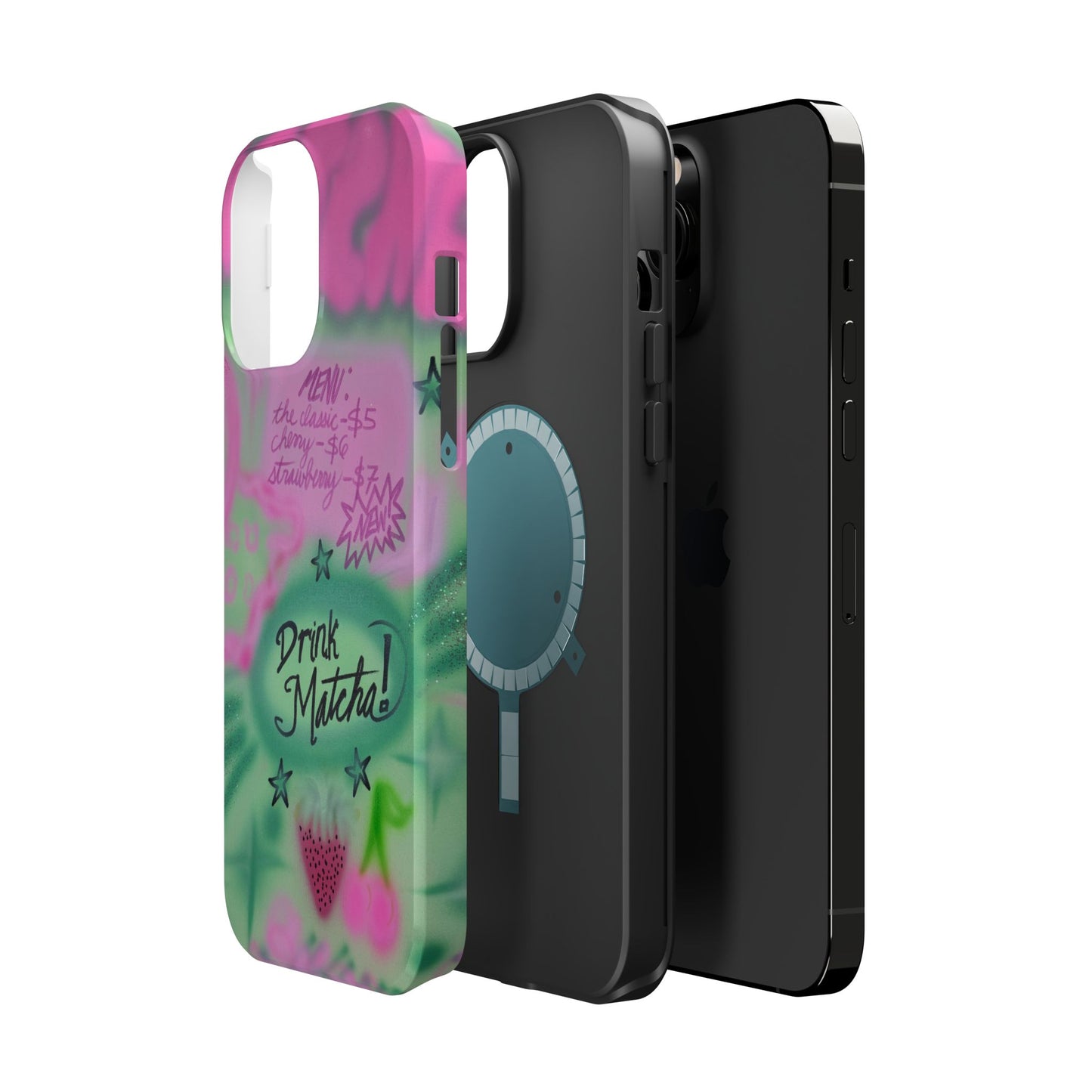 MagSafe "matcha!" airbrush iPhone case