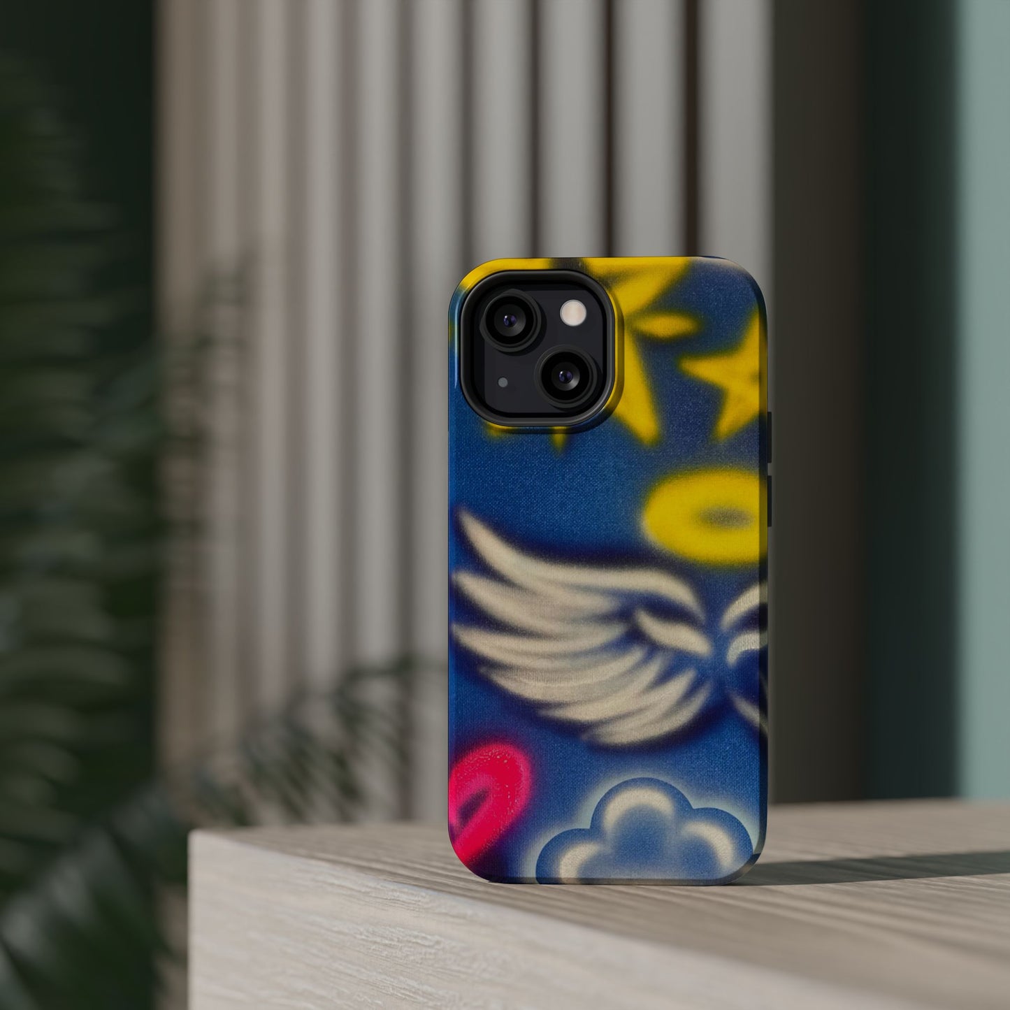 MagSafe "celestial halo" airbrush iPhone case