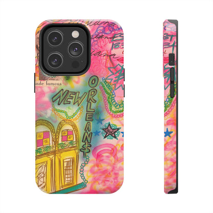 "new orleans, la" airbrush iPhone case