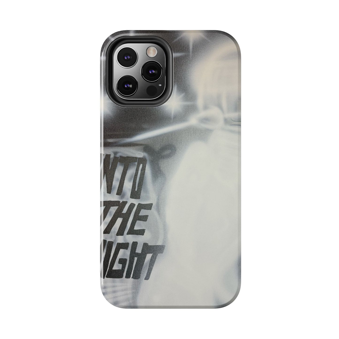 "into the night" airbrush iPhone case