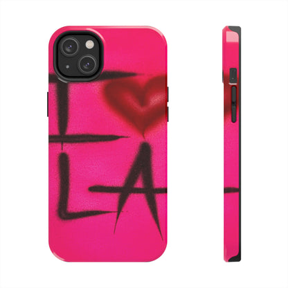 "I <3 LA" airbrush iPhone case