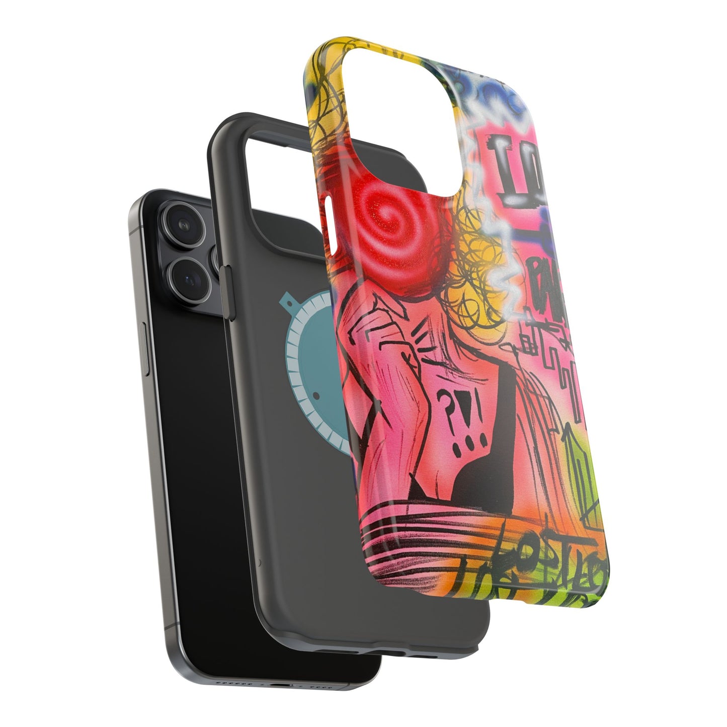 MagSafe „Lost in Paradise“ Airbrush-iPhone-Hülle