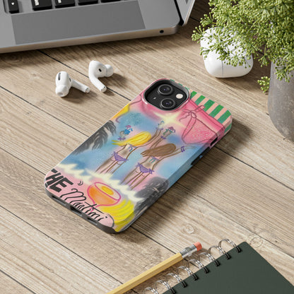 "kinis & tinis" airbrush iPhone case