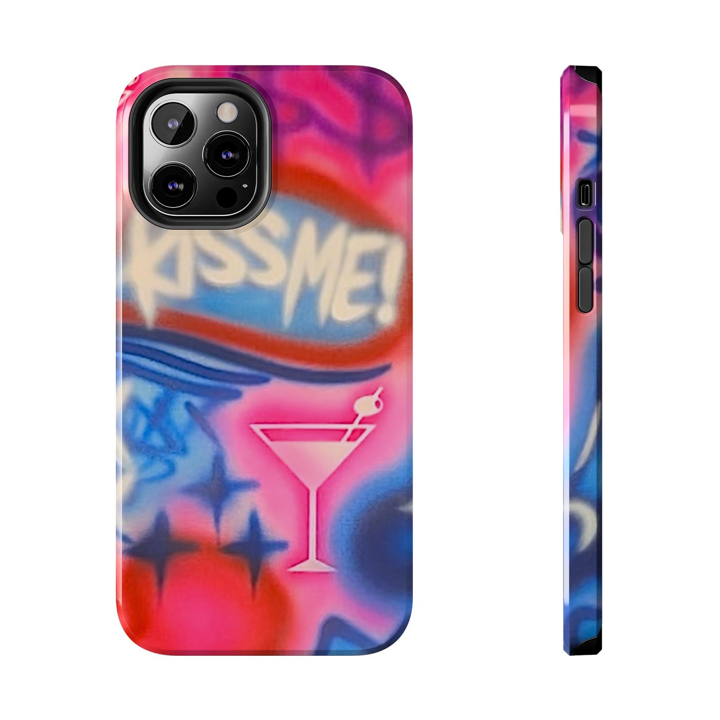 "kiss me pt. 2" airbrush iPhone case