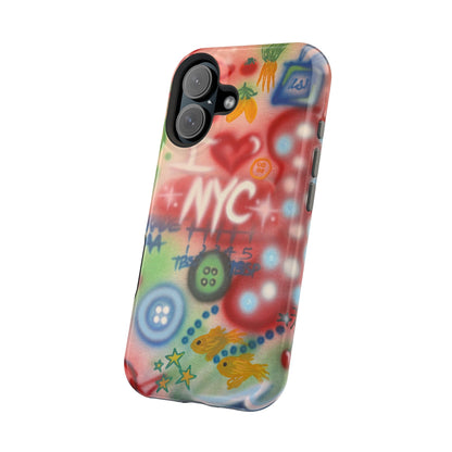 MagSafe "i <3 NYC" airbrush iPhone case