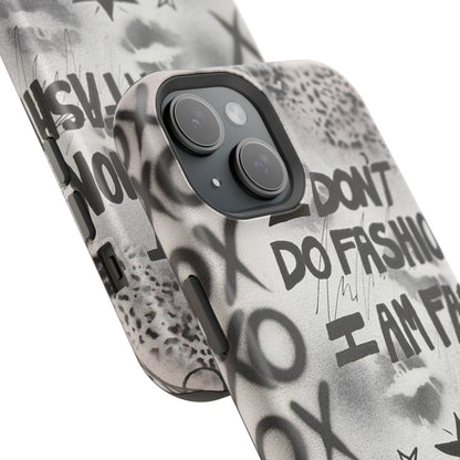 MagSafe "i am fashion" airbrush iPhone case