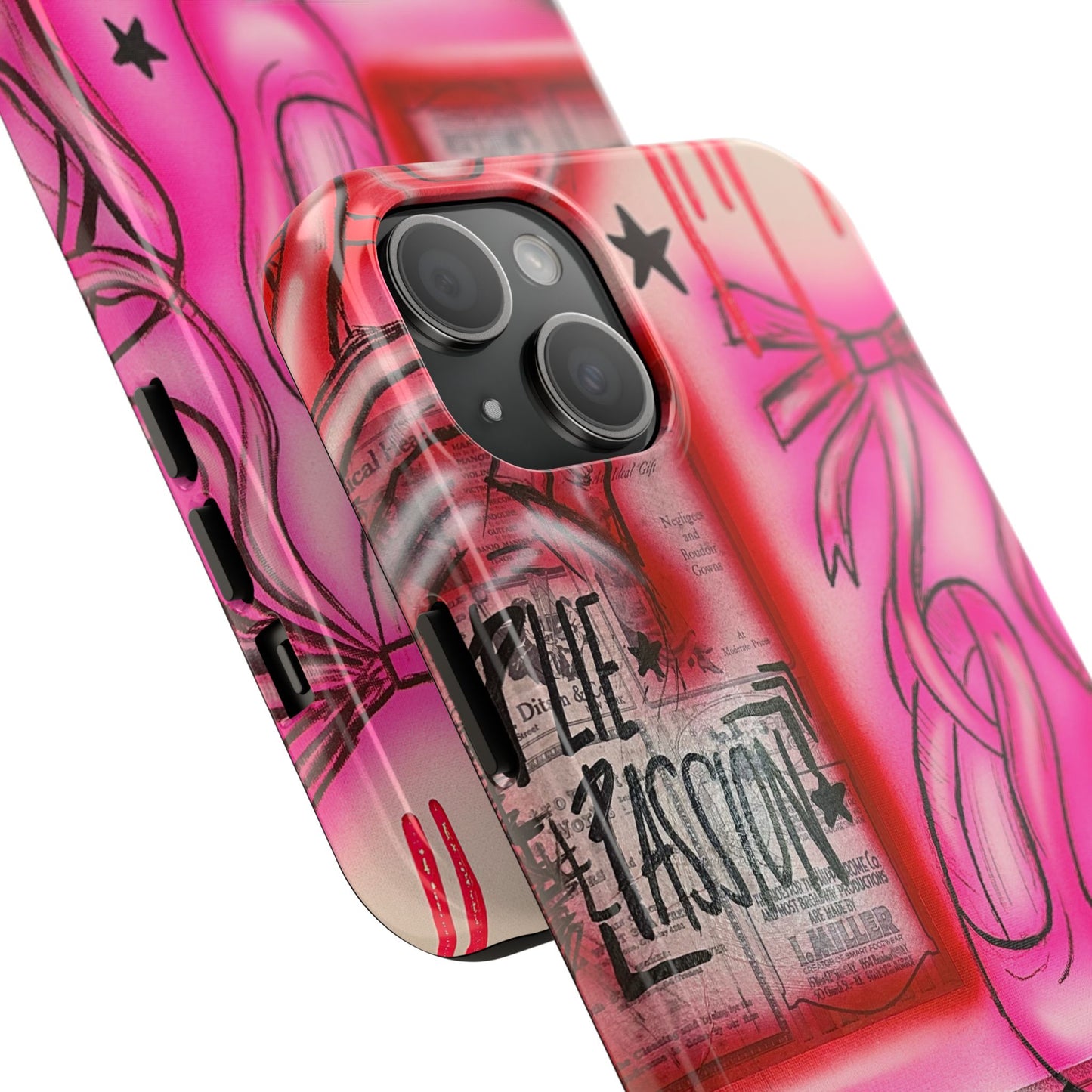 "plié passion” airbrush iPhone case