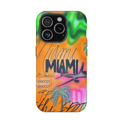 MagSafe "miami, fl" Airbrush iPhone Hülle