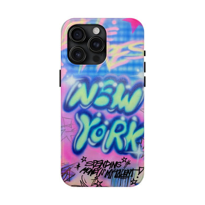 "spending money is my talent" airbrush iPhone case