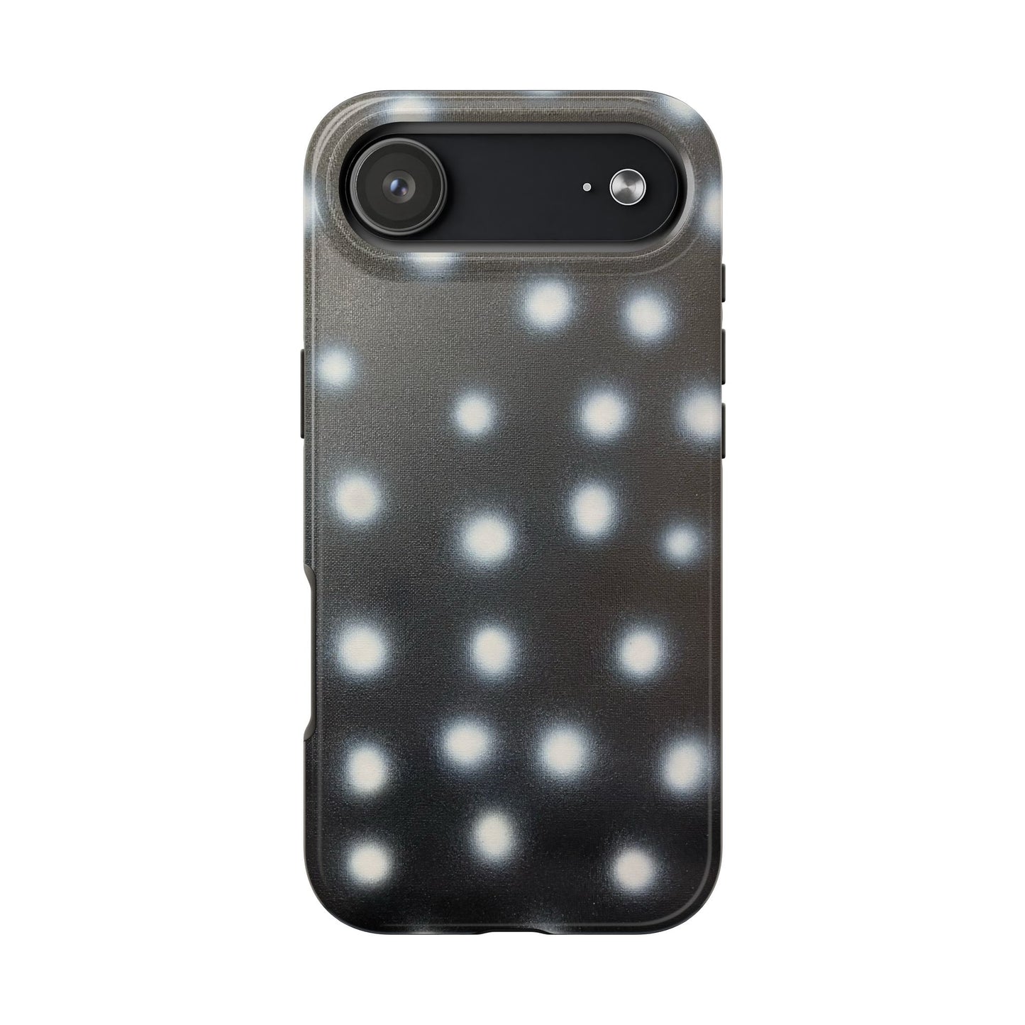 "coconut noir polka dot" airbrush iPhone case