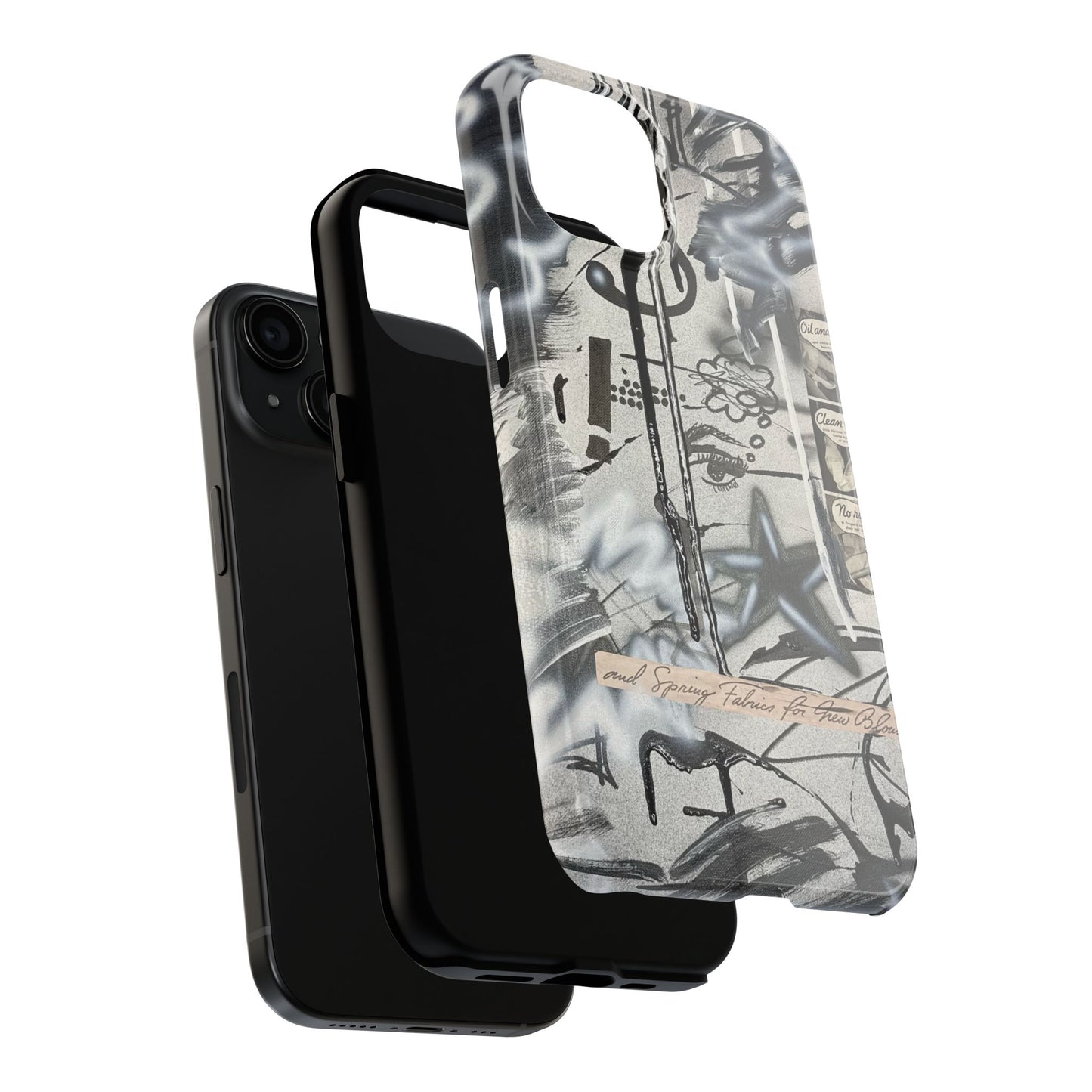 "monochrome mood" airbrush iPhone case