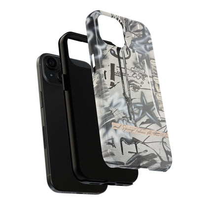 "monochrome mood" airbrush iPhone case