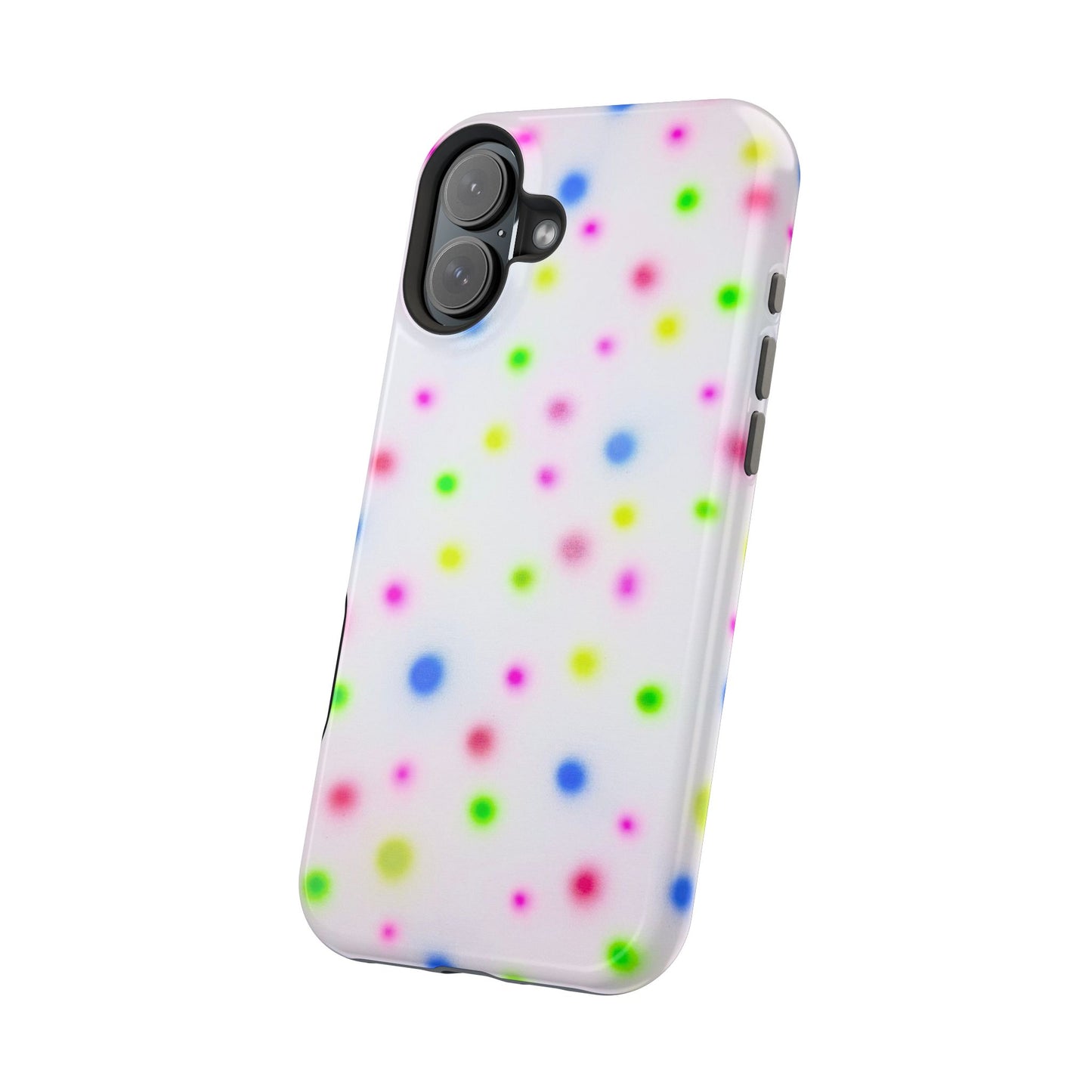 MagSafe "birthday cake polka dot" airbrush iPhone case