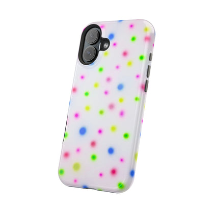 MagSafe "birthday cake polka dot" airbrush iPhone case