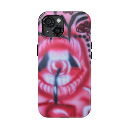 "be happy go lucky" airbrush iPhone case