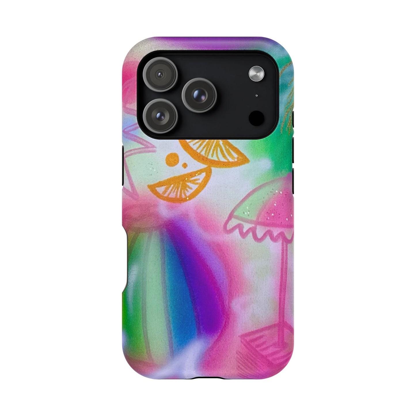 MagSafe "on the beach" airbrush iPhone case