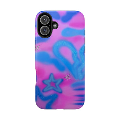 "blue camo" airbrush iPhone case