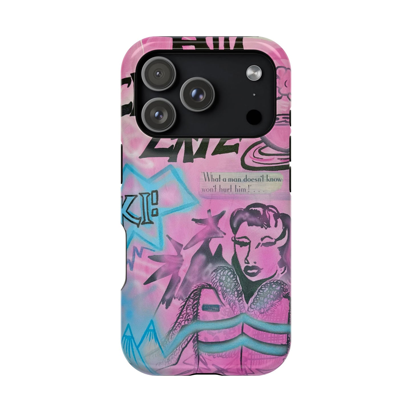 MagSafe "avant le ski" airbrush iPhone case