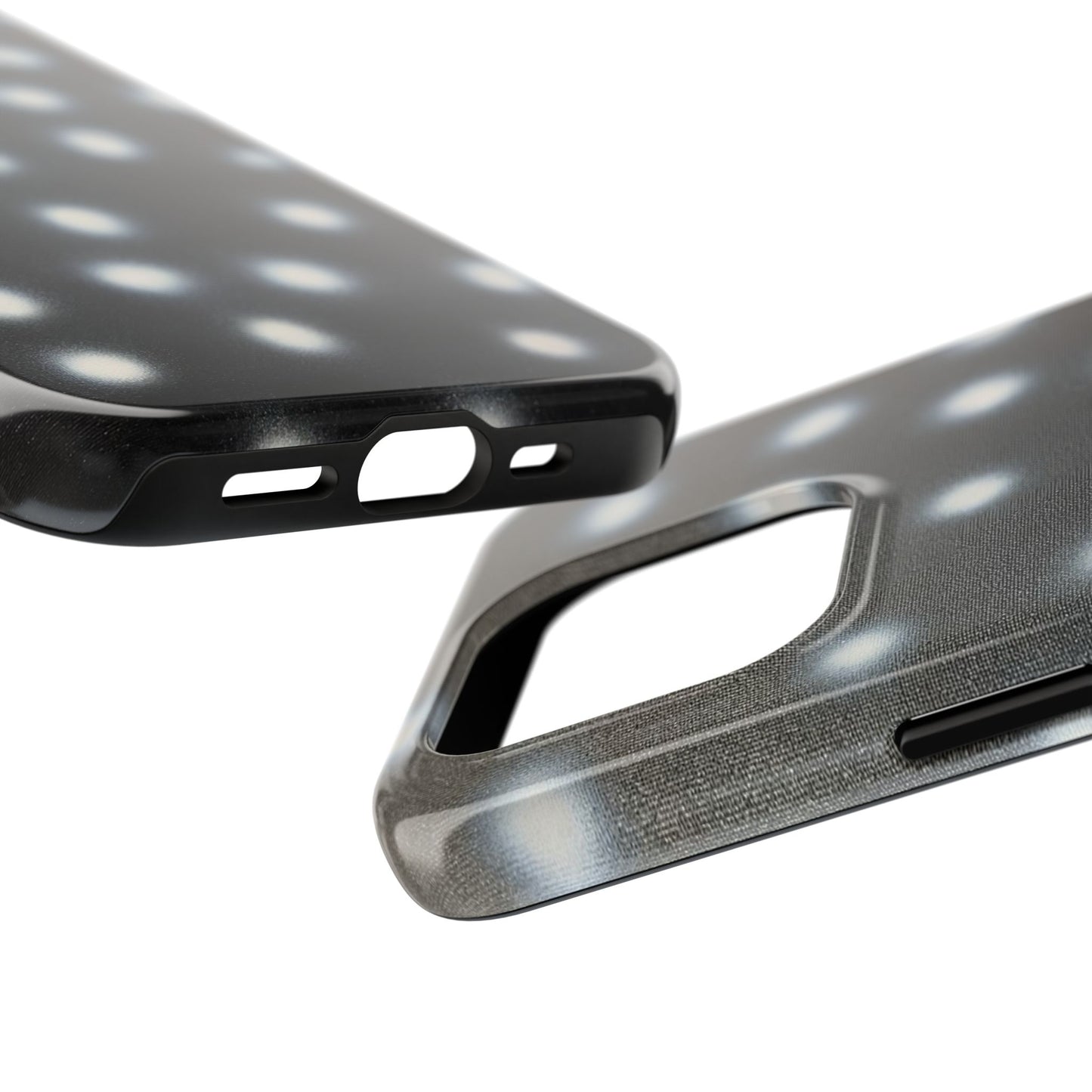 "coconut noir polka dot" airbrush iPhone case