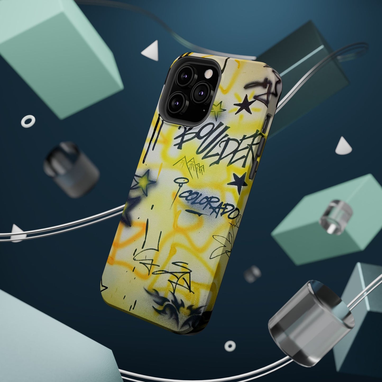 MagSafe "boulder" airbrush iPhone case