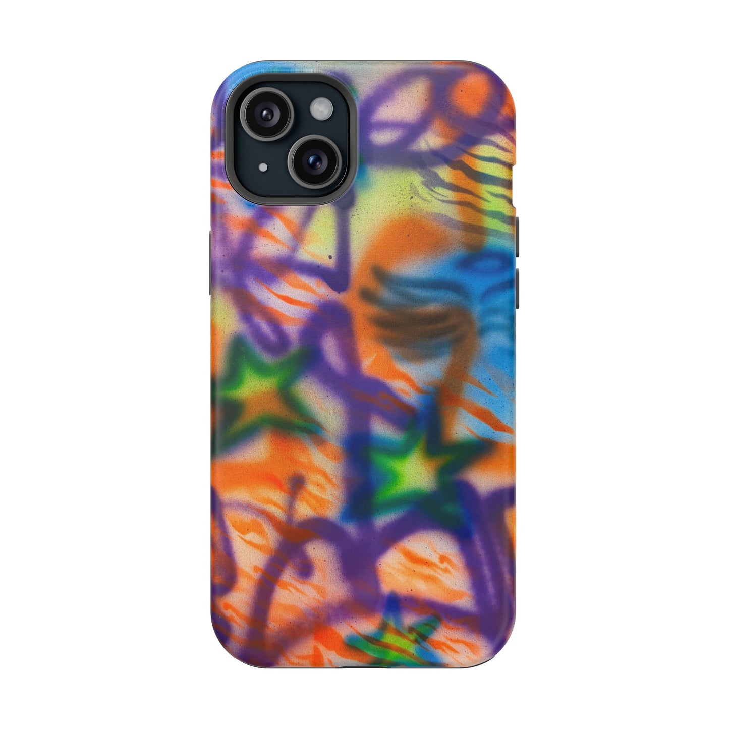 MagSafe "streetwear angel" airbrush iPhone case