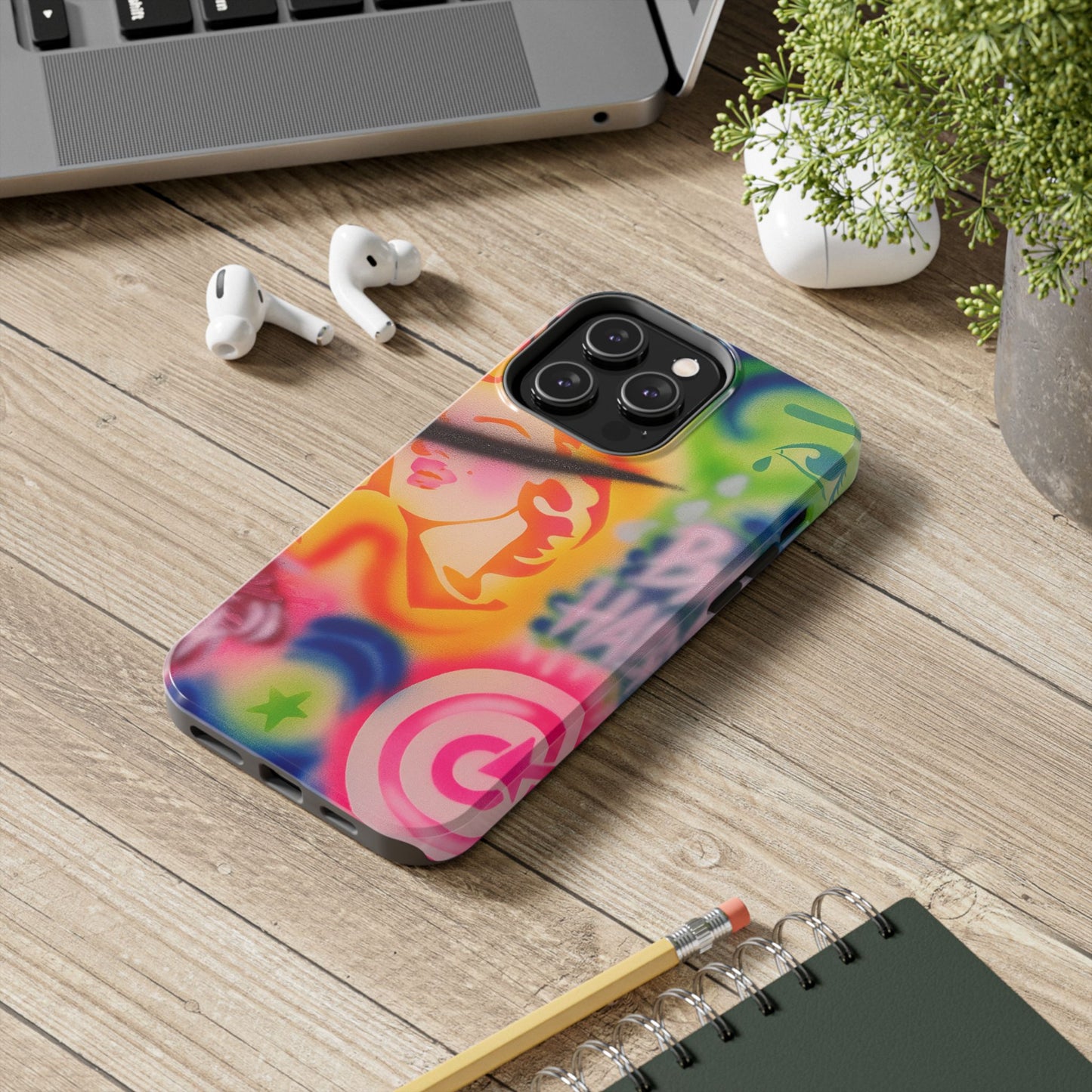 "bad habits" airbrush iPhone case