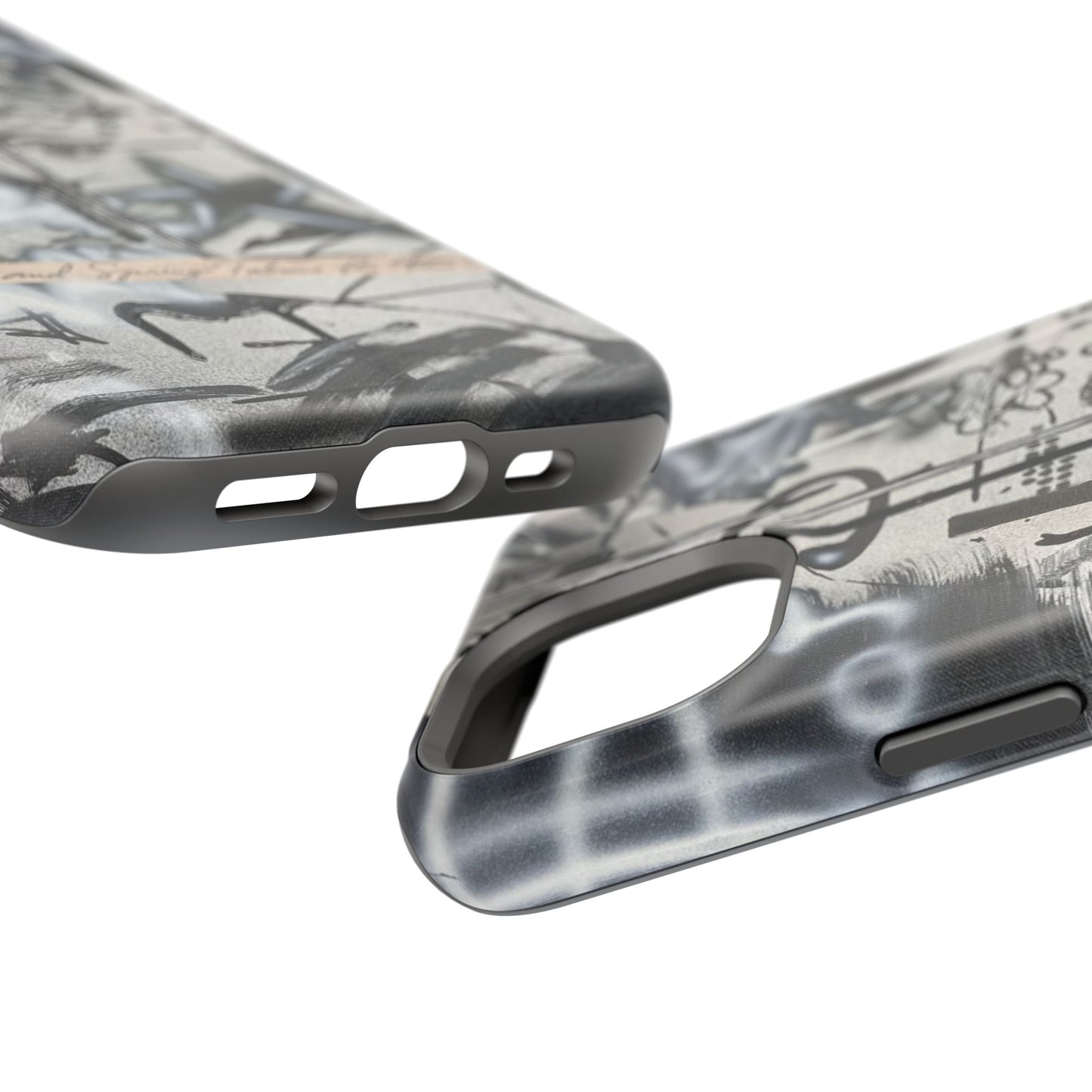 MagSafe "monochrome mood" airbrush iPhone case