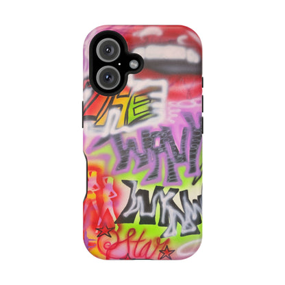 MagSafe "wynwood gold" airbrush iPhone case