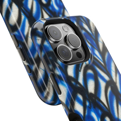 MagSafe "abstract hearts" airbrush iPhone case